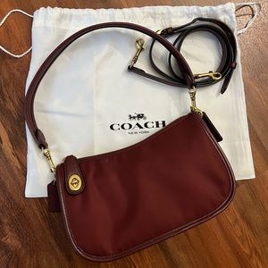 Coach Swinger Bag - Burgundy
